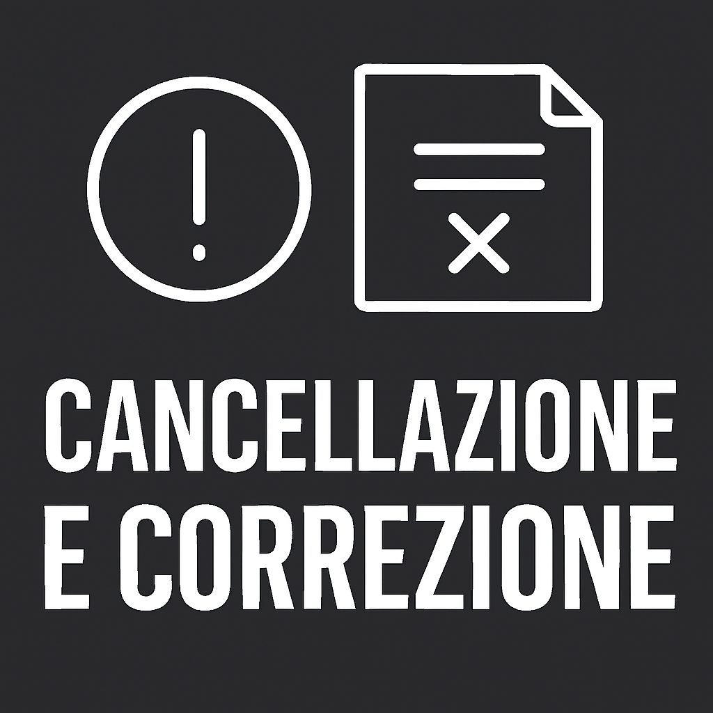 Cancellazione e correzione delle segnalazioni nelle banche dati